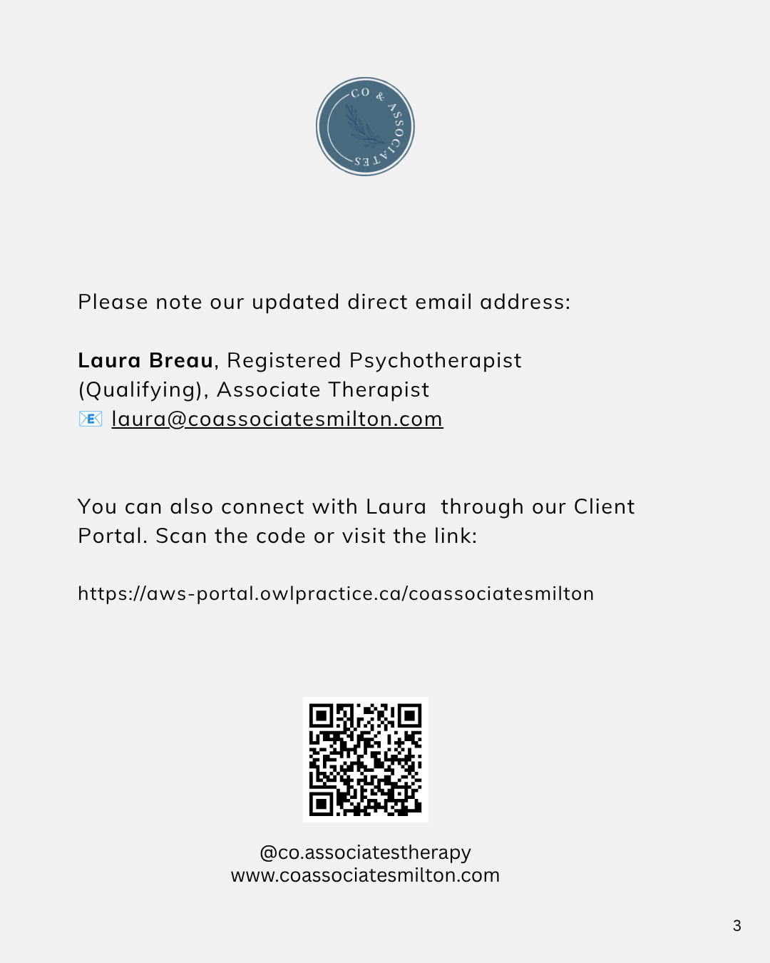 Meet Our Updated Contact Information